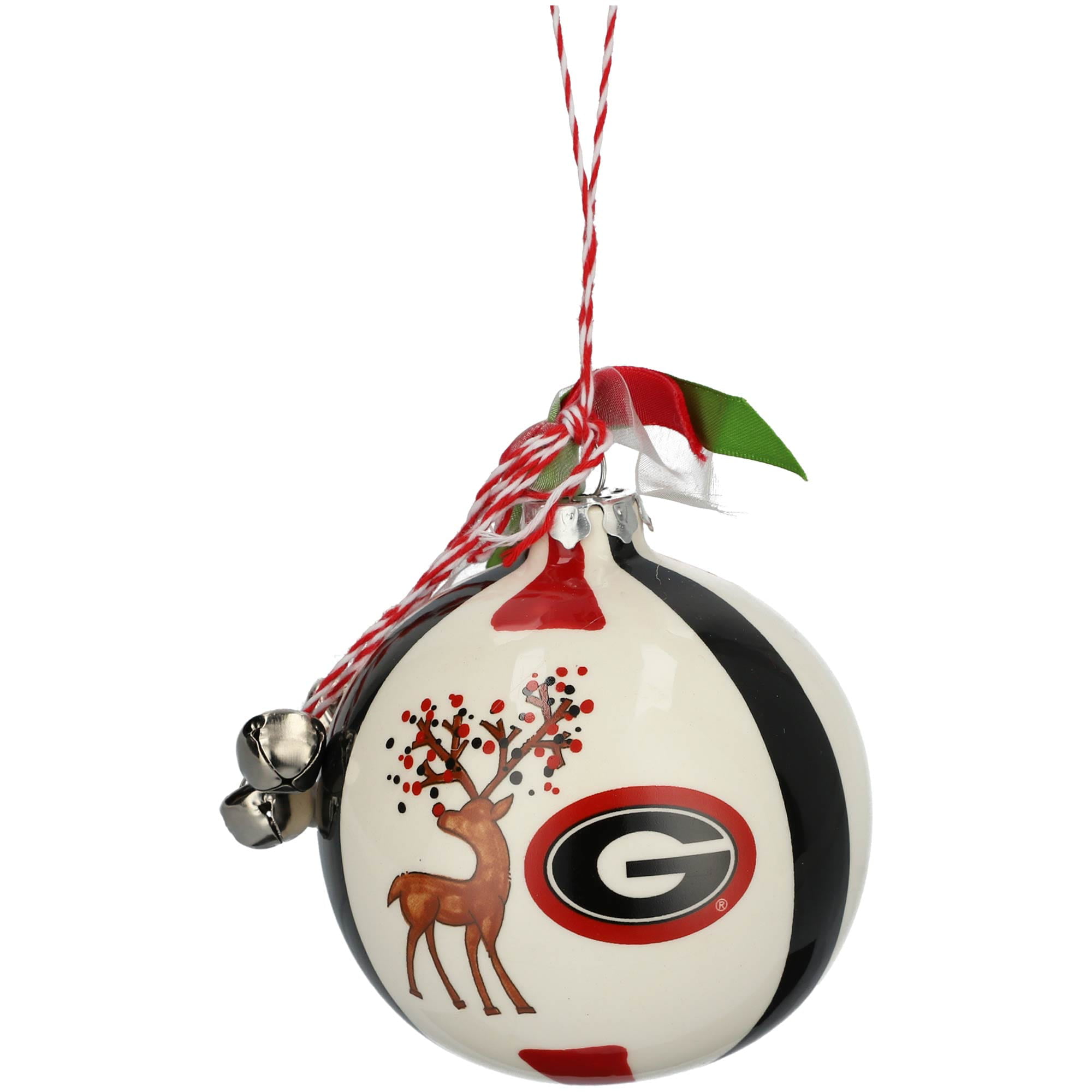 FTH 57471 University of Georgia Bulldogs Bulb Christmas Ornament
