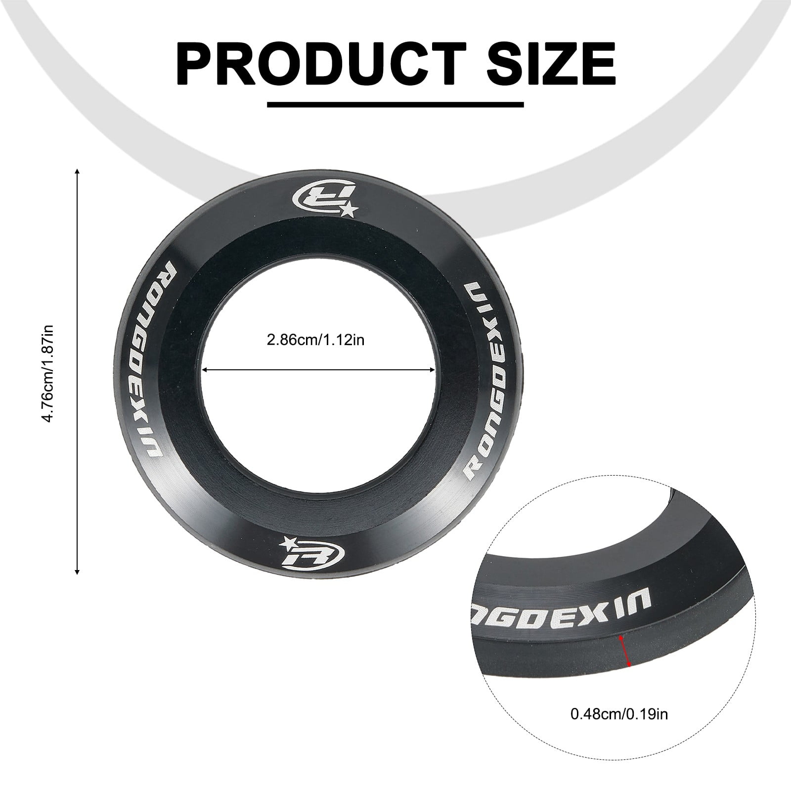 TAKEWELL DUB Bottom Bracket Spacer 4.5mm - Aluminum Alloy Replacement For SRAM Bikes