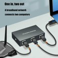 thumbnail image 4 of 2 Ports Networking Switching Splitter Selector RJ45 Networking Switching 2x1 Ethernet RJ45 Networking 2 in 1 Out 1 in 2 Out, 4 of 4