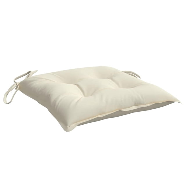 Juego de 2 cojines para silla de exterior Benzara, color crema, 50 x 50 x 7 cm