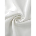 thumbnail image 4 of Camisa de cuello de Solapa de Gasa Allegra K con lazo removible con Botones para Mujer Blanco M, 4 of 5
