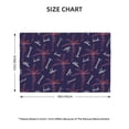 thumbnail image 4 of Placemats Set Of 4 / 6, Palms Hawaiian Beach Placemats For Dining Table Indoor/Outdoors Heat Resistant Washable Placemats 18" X 12", 4 of 8