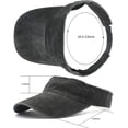 thumbnail image 2 of 3 Pack Sun Visors for Women Men Cooling Lightweight Sports Sun Hats Adjustable Twill Cotton Run Visor, 2 of 6