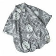thumbnail image 3 of Blusa casual estampada para hombre, camisas de manga corta para hombre, camisas casuales estampadas para hombre, blusa estampada con cierre de botones para hombre, calidad en la que puede confiar, 3 of 9