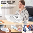 thumbnail image 2 of Magnetic Case for iPhone 11 Phone Case[with Camera Kickstand Ring Holder]with Magsafe Hard PC Back Soft TPU Bumper Edge Antiscratch Protective Crystal Clear Phone Case for iPhone 11,6.1",White, 2 of 14