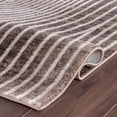 thumbnail image 4 of World Rug Gallery Contemporary Arch Knot Design Area Rug - BROWN 2'x7', 4 of 8