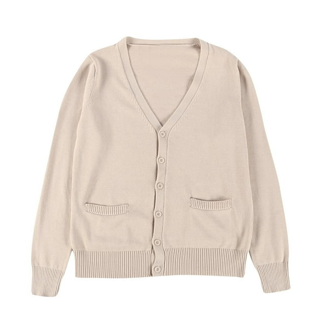Timegard Cardigan for Women V Neck Button down Long Sleeve Knit Solid Color Casual Comfy Cardigan
