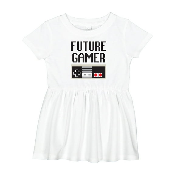 Inktastic Future Gamer Girls Baby Dress