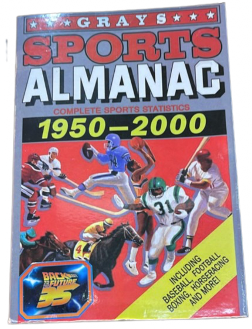 Universal Studios Back To The Future Sports Almanac Biff Tanner Action