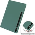 thumbnail image 6 of ELEHOLD Tri-Fold Folio Case for Samsung Galaxy Tab S9+ 12.4-Inch 2023 (SM-X810/X816/X818), with Auto Wake/Sleep Kickstand Function Pen Holder Shockproof Protective Leather Cover,Darkgreen, 6 of 8
