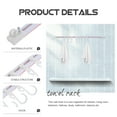 thumbnail image 3 of NIAIZEK Wall Sliding Hooks 2 Set Premium Plastic Storage Organizer for Easy Access and Space Saving, 3 of 6