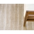 thumbnail image 3 of Sabrina Soto Ola 5' x 8' Beige Striped Outdoor Rug, 3 of 8