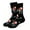 Black-01, variant on Christmas Socks for Women, Funny Crazy Novelty Fun Cute Funky Hoilday Crew Socks