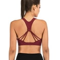 thumbnail image 5 of DODOING Women's Activewear Low Impact Strappy Sports Bra Cross Back Workout Yoga Bra Tops, 5 of 7