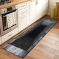 thumbnail image 3 of Optical Illusion 2'x6' Runner Rug, Abstract 3D Black Grey Looks Like Holes Washable Non-Slip Area Rugs for Hallway Kitchen Floor Bedroom Entryway, StainResistant Laundry Carpet Decoration Indoor Mat, 3 of 9