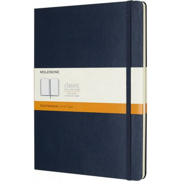 Moleskine Classic XL Hard Cover Ruled Notebook