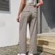 thumbnail image 5 of TaTaai Women's Solid Color Corduroy Sweatpants Elastic Waist Long Trousers with Pockets Casual Loose Sport Pants for Daily Outdoor Wear Gift, 5 of 5