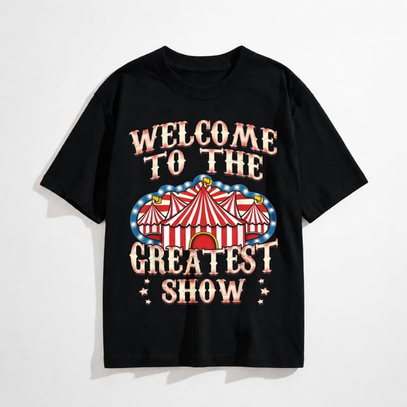 Circus Party Gift Clown Lion Fire Ring Acrobat Funny T-Shirt