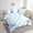 Blue, variant on Erosebridal Blue Bow Bedding Sets Twin Size,Geometric Buffalo Comforter Sets with Sheets,Princess Bedroom Decor,Reversible,Lightweight,7-Piece