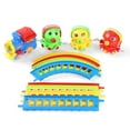 thumbnail image 2 of Blue Block Factory Easy Assemble Roller Coaster Battery Powered Play Train Set, 2 of 8