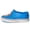 Megamarine Blue/Shell White/Flame Skull Block, variant on Unisex Kids Miles Block Toddler Slip On Shoes Kids Sneakers Lightweight EVA Low Top Round Toe Breathable Perforated Everyday Use