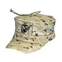 Holiday Ornaments U.S. Marine Corps Cap Military Patriotic Ornament 1 Pack, 3"