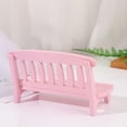 thumbnail image 4 of Milisten Mini Wooden Settee Model Creative Photo Props Vintage Room Layout Adorable Home Chair Ornament (Pink), 4 of 5