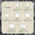 thumbnail image 6 of Luxclub Full Cooling Sheets Microfiber Bed Sheet Set, Wrinkle Free Breathable, Deep Pocket 18", Light Grey, 4 Pieces, 6 of 8
