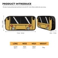 thumbnail image 6 of Yuyamidu School Bus Print Backpack and Lunch Box for Boys 5-7 Yellow Bookbag for Girls 3rd Grade Elementary School Bag and Lunch Bag Pencil Case Water Bottle Pouch 4 in 1 Kids Book Bags Set, 6 of 7
