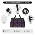 thumbnail image 4 of Picia Mandalas Dragonfly Print Travel Duffle Bag,Weekender Bags for Women with Shoe Compartment, Gym Duffel Bag with Wet Pocket, Hospital Bags for Labor and Delivery, 4 of 7