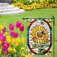 thumbnail image 2 of Bee Sunflowers Garden Flag Spring Summer Garden Flag Glass Sytle Vertical Double Sided Rustic Farmland Burlap Yard Lawn Outdoor Decor 12.5x18", 2 of 6
