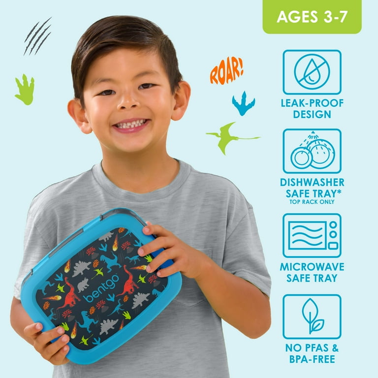 Bentgo Toddler Bento Lunch Box, Leak-Proof, 5 Compartments, BPA