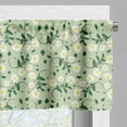 thumbnail image 3 of Ambesonne Floral Valance Pack of 2, Burgeoning Daisies Leaves, 42"X12", Green Green, 3 of 5