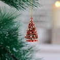 thumbnail image 7 of Christmas Tree Shaped Ornaments Set Small Acrylic Candy Cane Lollipop Hanging Pendants Mini Xmas Figurines Decorations for Indoors Home Party DIY Gift Decor, 7 of 7