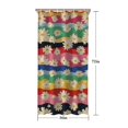 thumbnail image 5 of Pioneer Flower Floral Print Pattern Shower Curtain 36"x72" ,Bathroom Decorative Shower Curtains Set with 12 Hooks,Modern Waterproof Washable Shower Curtain, 5 of 6