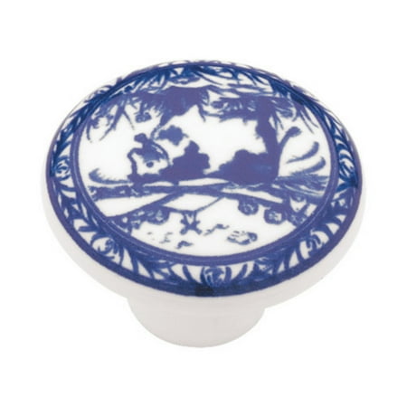 Blue Cabinet Knob - Liberty Hardware Delft Blue China Design Cabinet Knob