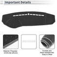 thumbnail image 3 of Center Console Dash Cover for Hyundai Sonata 2006-2008 Non-Slip Dashboard Carpet Mat Polyester Silicone, 3 of 7