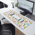 thumbnail image 2 of Long Mouse Pads for Desk,Colorful Dinosaurs Skating Pattern Desk Mats on Top Of Desks, Desk Mouse Pad Extra Large with 3mm Non-Slip Base and Stitched Edge for Gaming,Office,Work,Home 31.5"x11.8", 2 of 6
