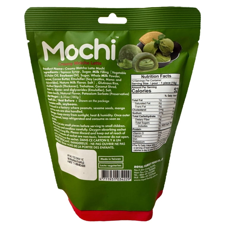 Royal Family Mochi, 12 Piece Assorted Flavors, Gluten-Free