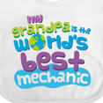 thumbnail image 4 of Inktastic Mechanic Grandpa Boys or Girls Baby Bib, 4 of 4