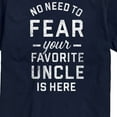 thumbnail image 3 of Instant Message - Your Favorite Uncle Is Here - Men's Short Sleeve Graphic T-Shirt, 3 of 6