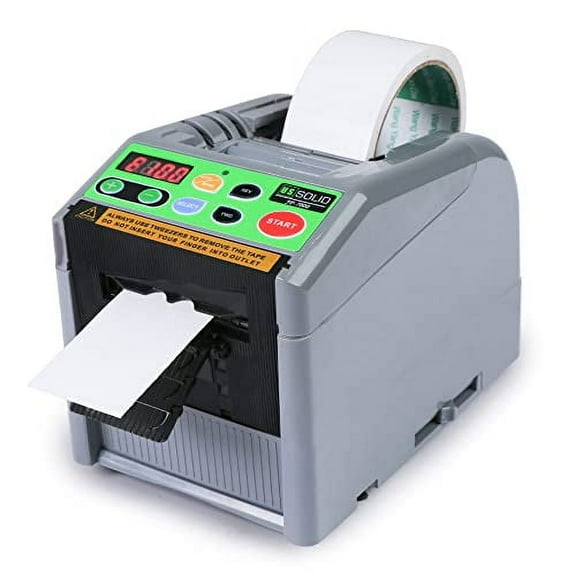 U.S. Solid Automatic Tape Dispenser Dispensing Cutting Machine JF-7000 For Adhesive And Non-adhesive Tapes, 0.25"-2.36" Tape Width, 0.2"-39.33" Tape Length