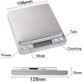 thumbnail image 3 of Escala digital LCD 6.6 lbs 0.00 oz báscula de pesaje electrónica mini precisión gramos balanza de peso para cocina, 3 of 6