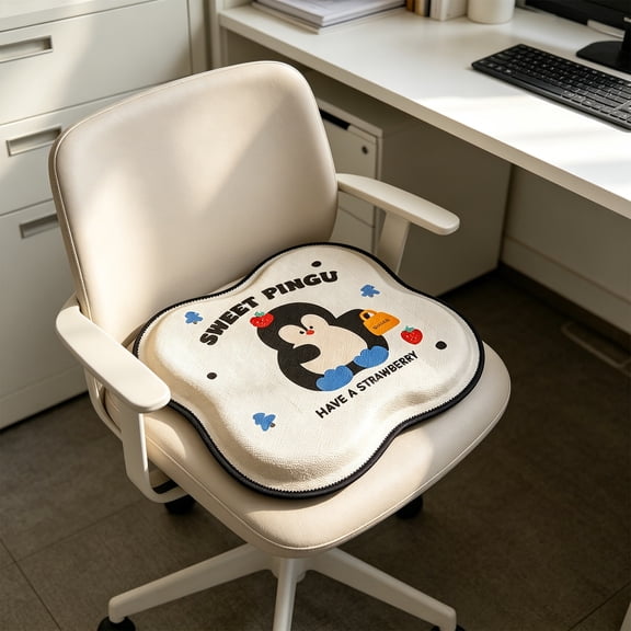 Gel Seat Cushion for relieving hip pain,tailbone discomfort,lower back strain,Summer Breathable Ice Silk Pad For Office Chair, Car, Gaming Chair, Wheelchair & Travel