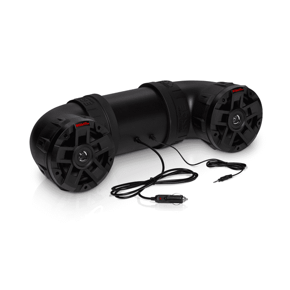 BOSS Audio Systems ATV6.5B ATV Speaker System, 6.5 Inch Bluetooth Marine Speakers with Built-In 450W Amplifier, IPX5 Weatherproof