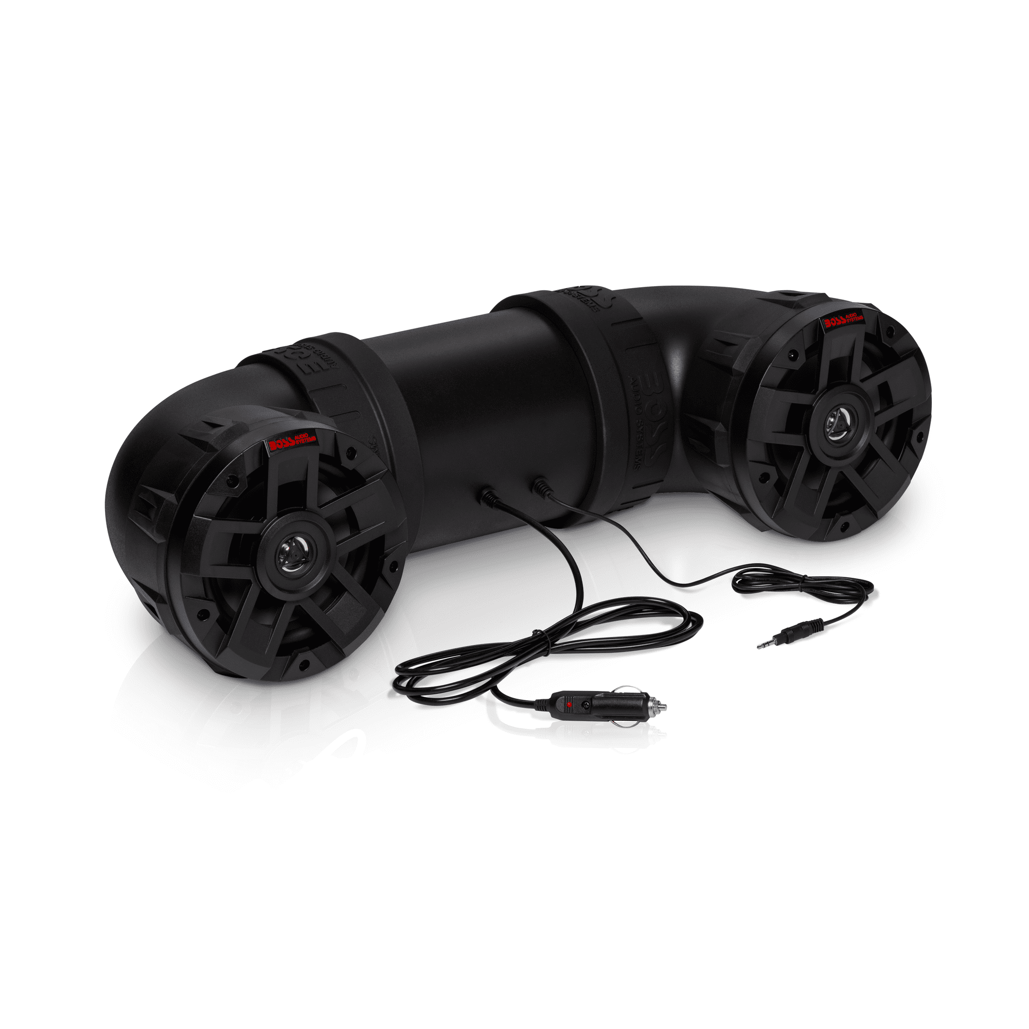 BOSS Audio Systems ATV6.5B ATV Speaker System, 6.5 Inch Bluetooth Marine Speakers with Built-In 450W Amplifier, IPX5 Weatherproof
