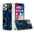 thumbnail image 2 of Case for Apple iPhone 11 (6.1") Colorful Holographic 3D Effect Electroplated Design Hybrid Slim TPU Armor Phone Cover for iPhone 11 by Xpm - Blue Marble, 2 of 3