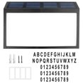 thumbnail image 1 of Placas de dirección para casa con energía solar, número de casa para exterior, señal de dirección LED impermeable al aire libre, con tornillos, 1 of 6