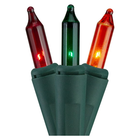 Hofert 140ct Multicolore Everglow Chassant Mini Lumières de Noël - 48ft, Fil Vert