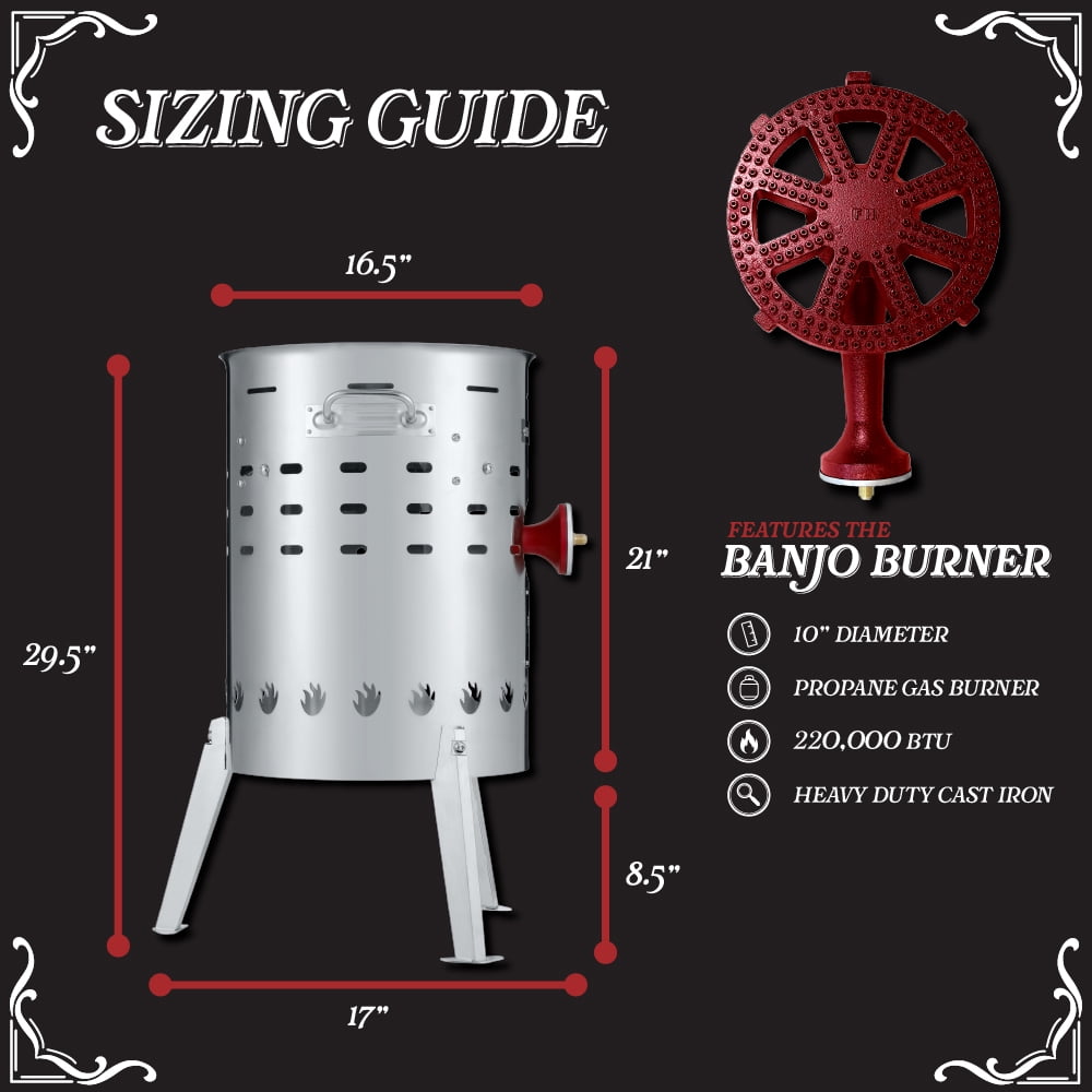 CONCORD Stainless Steel El Grande Comal Stove (El Grande Stove)